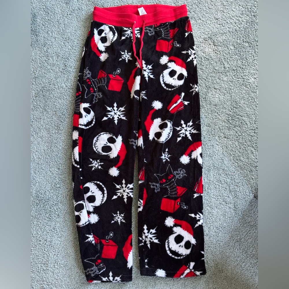 Nightmare Before Christmas fuzzy pajama pants
